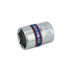 NASADKA KRÓTKA 6-KĄTNA CHROMOWANA 1/4'' 10MM