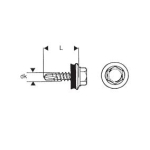 WKRĘT SAMOWIERTNY 4.8*35MM RAL 9002