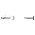 WKRĘT SAMOWIERTNY ŁEB PODKŁADKOWY WHD 4.2*32MM