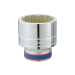 NASADKA KRÓTKA 12-KĄTNA CHROMOWANA 1'' 80MM