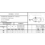 NAPINACZ SIATKI 120MM ZIELONY
