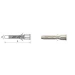 KOSZULKA UNIWERSALNA Z KOŁNIERZEM NYLON 12*70MM