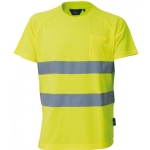 KOSZULKA T-SHIRT OSTRZEGAWCZY ŻÓŁTY XL