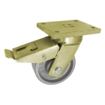 KOŁO ŻELIWNE 125MM OBUDOWA SKRĘTNA SPAWANA+HAMULEC 25ZH