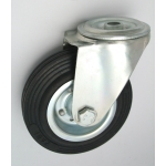 KOŁO METAL-GUMA 125MM OBUDOWA Z OTWOREM MNIEJSZA OBUDOWA 27M