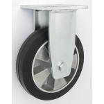 KOŁO ALUMINIUM-GUMA 200MM OBUDOWA STAŁA SPAWANA A63GD