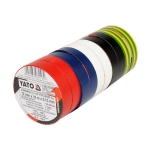 ZESTAW TAŚM ELEKTROIZOLACYJNYCH 12MM*10M MIX 10 SZTUK