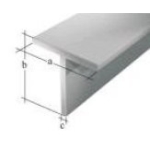 PROFIL T ALUMINIOWY ANODOWY 1000X20X20X1,5