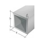 RURA KWADRATOWA ALUMINIOWY ANODOWY 1000X10X10X1,0