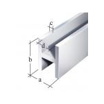 PROFIL H ALUMINIOWY ANODOWY 1000X9,1X12X1,3,S.6,5