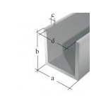 PROFIL U ALUMINIOWY ANODOWY 2000X12X10X1,5X9,0