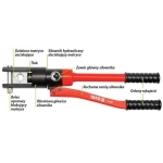 PRASKA HYDRAULICZNA, RĘCZNA DO ZACISKANIA KOŃCÓWEK 16-240MM2