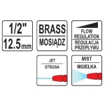 ZRASZACZ PISTOLETOWY METALOWY REGULOWANY
