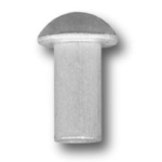 NIT ALUMINIOWY PEŁNY Z ŁBEM KULISTYM 4.0*10 MM