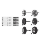 PINEZKI TAPICERSKIE Z ŁBEM OZDOBNYM 14MM 085510