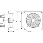WENTYLATOR RUDI 38 1F