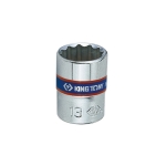 NASADKA KRÓTKA 12-KĄTNA CHROMOWANA 1/4'' 13MM