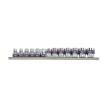 KOMPLET NASADEK 3/8 12-KĄTNE 13 SZTUK 7-19MM BLISTER