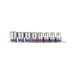 KOMPLET NASADEK 1/2 6-KĄTNE 8 SZTUK 10-22MM CHROMOWANE