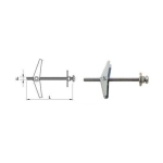 KOTWA STALOWA PARASOLKA 5*75MM