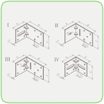 ŁĄCZNIK BUDOWLANY WZMACNIANY 60*90*60*2.5 MM DD