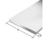 PŁASKOWNIK ALUMINIOWY ANODOWY 1000X15X2,0
