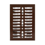KRATKA METALOWA MALOWANA 14*21CM BRĄZOWA