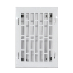 KRATKA PLASTIKOWA Z RAMKĄ METALOWĄ 14*21CM BIAŁA