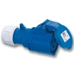 GNIAZDO PRZENOŚNE JEDNOFAZOWE GUMOWE IP44 3P 16A 230V TWIST