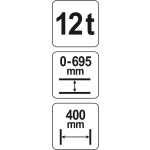 PRASA HYDRAULICZNA 12T