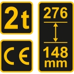 PODNOŚNIK HYDRAULICZNY SŁUPKOWY 2T
