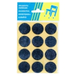 PODKŁADKA FILCOWA BLISTER CZARNA FI 28MM - 12SZT