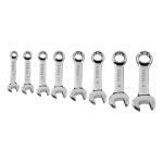 KOMPLET KLUCZY PŁASKO-OCZKOWYCH 8-19MM 8 SZTUK