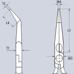SZCZYPCE PŁASKIE MONTAŻOWE Z PROFILEM POPRZECZNYM WYG.280MM
