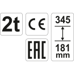 PODNOŚNIK HYDRAULICZNY SŁUPKOWY 2T