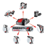 SZLIFIERKA KĄTOWA AKU. ENERGY+ 18V LI-ION BEZ AKU. 115MM