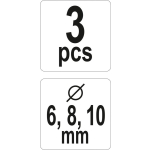 OGRANICZNIK GŁĘBOKOŚCI WIERCENIA 6,8,10MM