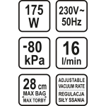 PAKOWARKA PRÓŻNIOWA DO ŻYWNOŚCI 175W