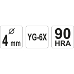 WIERTŁO DO SZKŁA I CERAMIKI 4MM