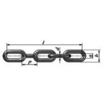 ŁAŃCUCH TECHNICZNY ŚREDNI 14*50MM KL.5 DIN 5684