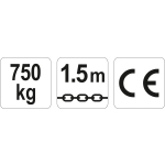 WCIĄGNIK ŁAŃCUCHOWY - DŹWIGNIOWY 0.75T