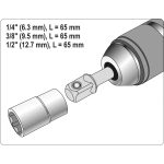 ADAPTER SDS PLUS DO NASADEK 1/4'', 3/8'', 1/2''