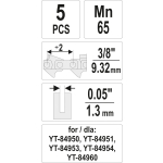 ZESTAW OGNIW DO ŁAŃCUCHA 3/8''/0.05''