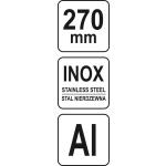EKIERKA METALOWA 270MM