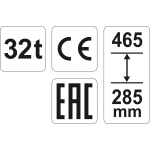 PODNOŚNIK HYDRAULICZNY SŁUPKOWY 32T