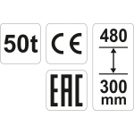 PODNOŚNIK HYDRAULICZNY SŁUPKOWY 50T