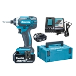 WKRĘTARKA UDAROWA AKUMULATOROWA 1/4'' 165NM 18V 2*5.0*AH LI