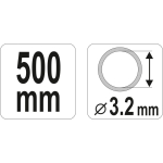 WĘŻYK DO SMAROWNICY 500MM