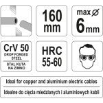 SZCZYPCE DO CIĘCIA PRZEWODÓW 6 CAL