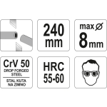 SZCZYPCE DO CIĘCIA PRZEWODÓW 10CAL